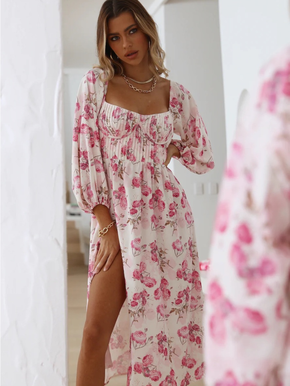 Hello Molly Gal Having fun midi dress